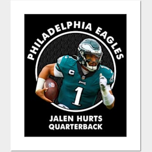 JALEN HURTS - QB - PHILADELPHIA EAGLES Posters and Art